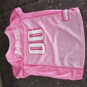 Eagles Dog NFL pink jersey large